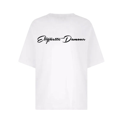 Etiquette Damour Oversized Unisex Tee @0134