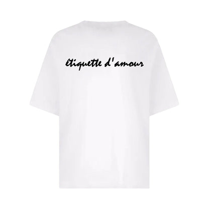 Etiquette Damour Oversized Unisex Tee @0061