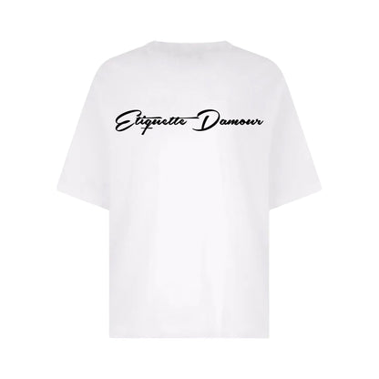 Etiquette Damour Oversized Unisex Tee @0022