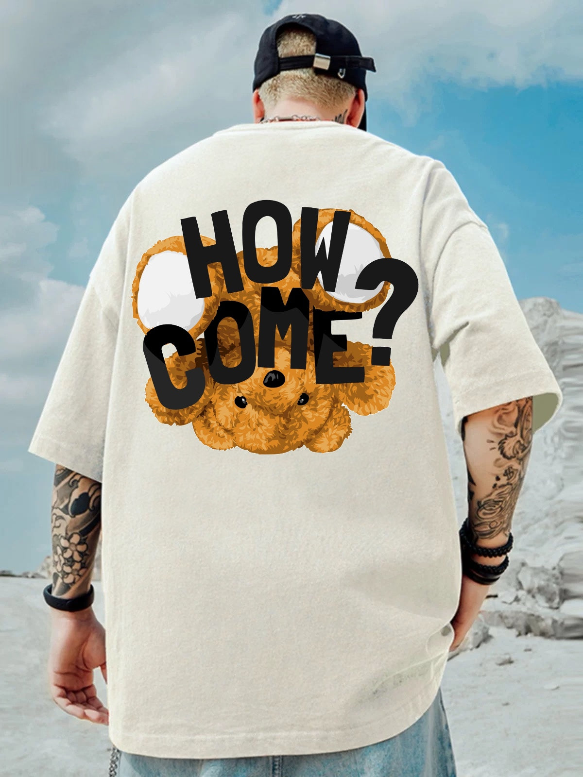 Oversized T-shirt : “How Come?”