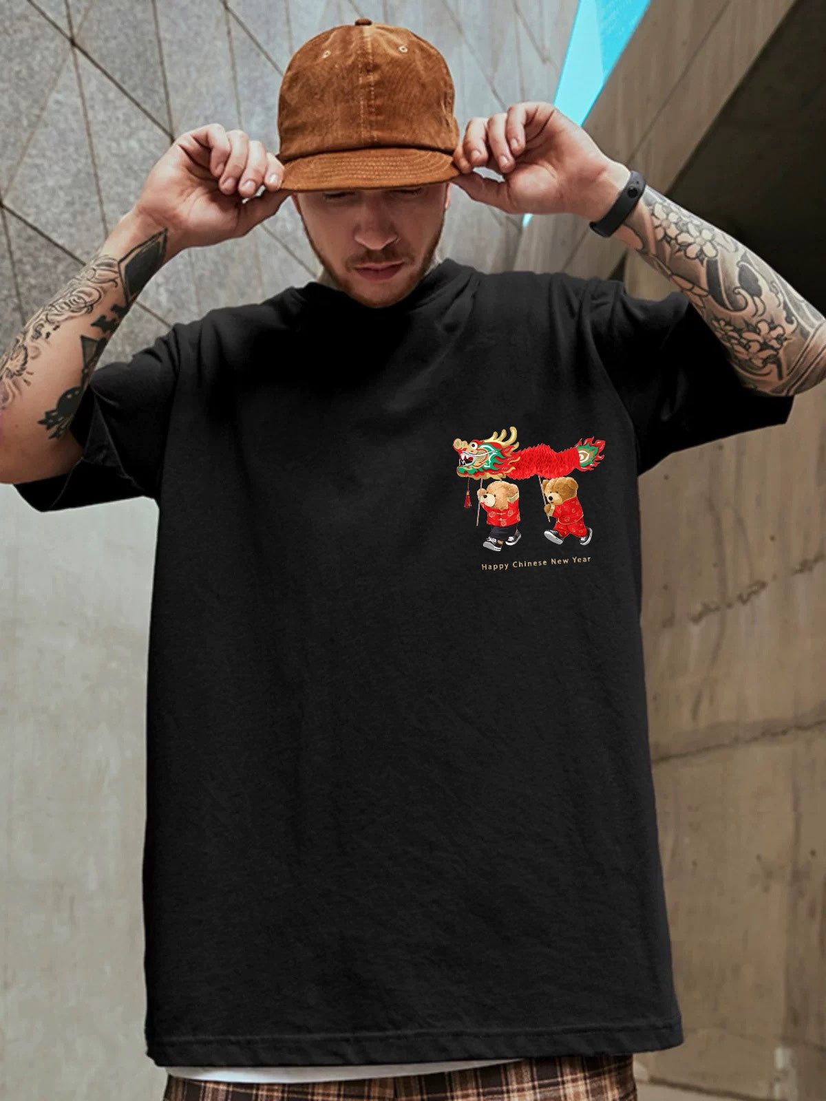 Oversized T-shirt : “Happy Chinese New Year”