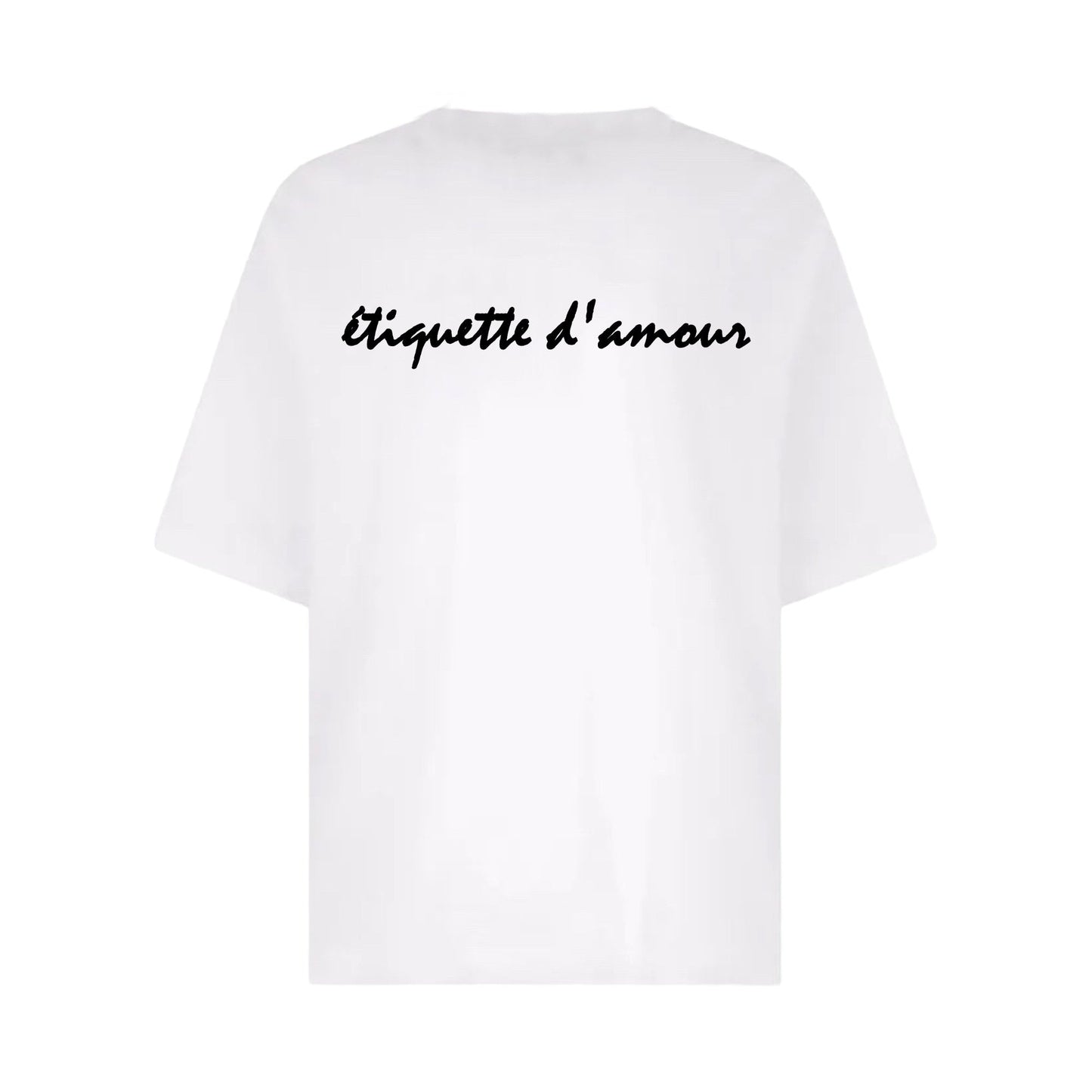 Etiquette Damour Oversized Unisex Tee @0083