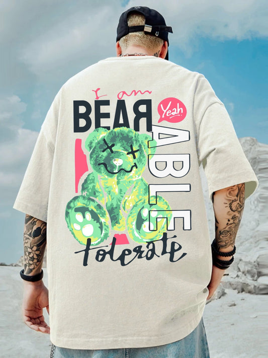 Oversized T-shirt : “I am Bearable”