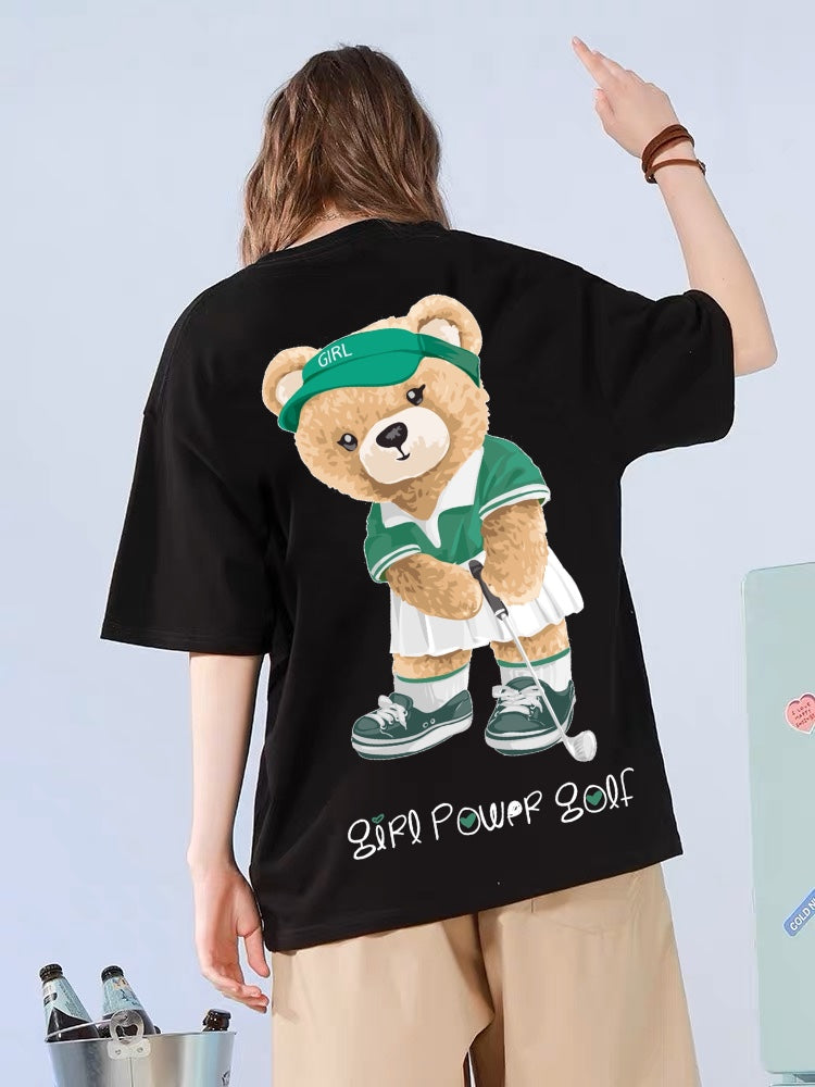 Oversized T-shirt : “Girl Power Golf”