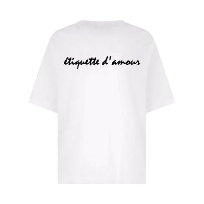 Etiquette Damour Oversized Unisex Tee @0025