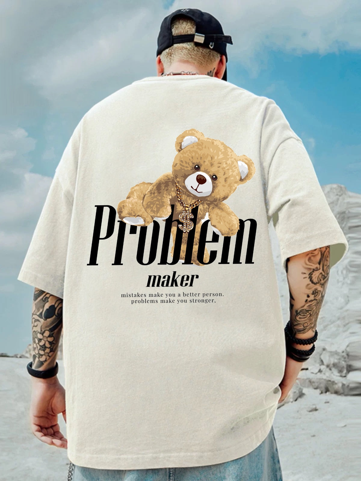 Oversized T-shirt : “Problem Maker”