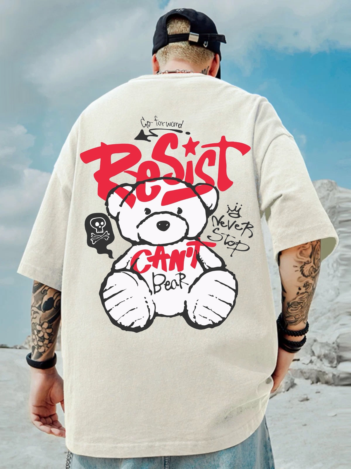 Oversized T-shirt : “Can’t Resist”