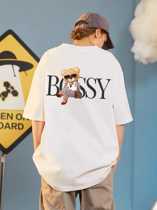 Oversized T-shirt : “Lady Bossy”