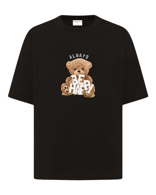 "Happy Bear, Happy Wear" Unisex Oversized T-Shirt