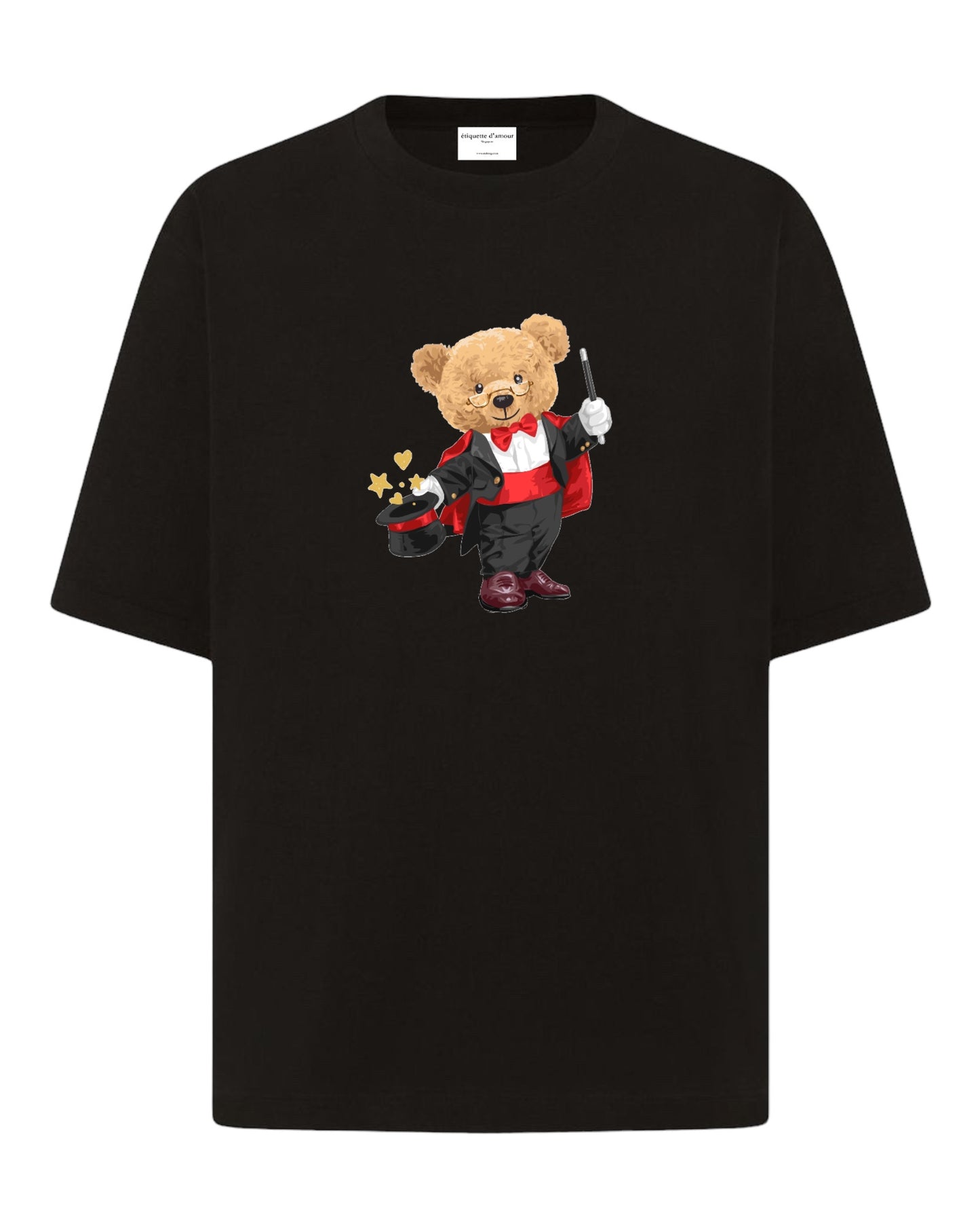 "Bear Illusionist Extravaganza" Unisex Oversized T-Shirt