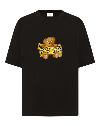 "Huggable Hustle-Free Zone" Unisex Oversized T-Shirt