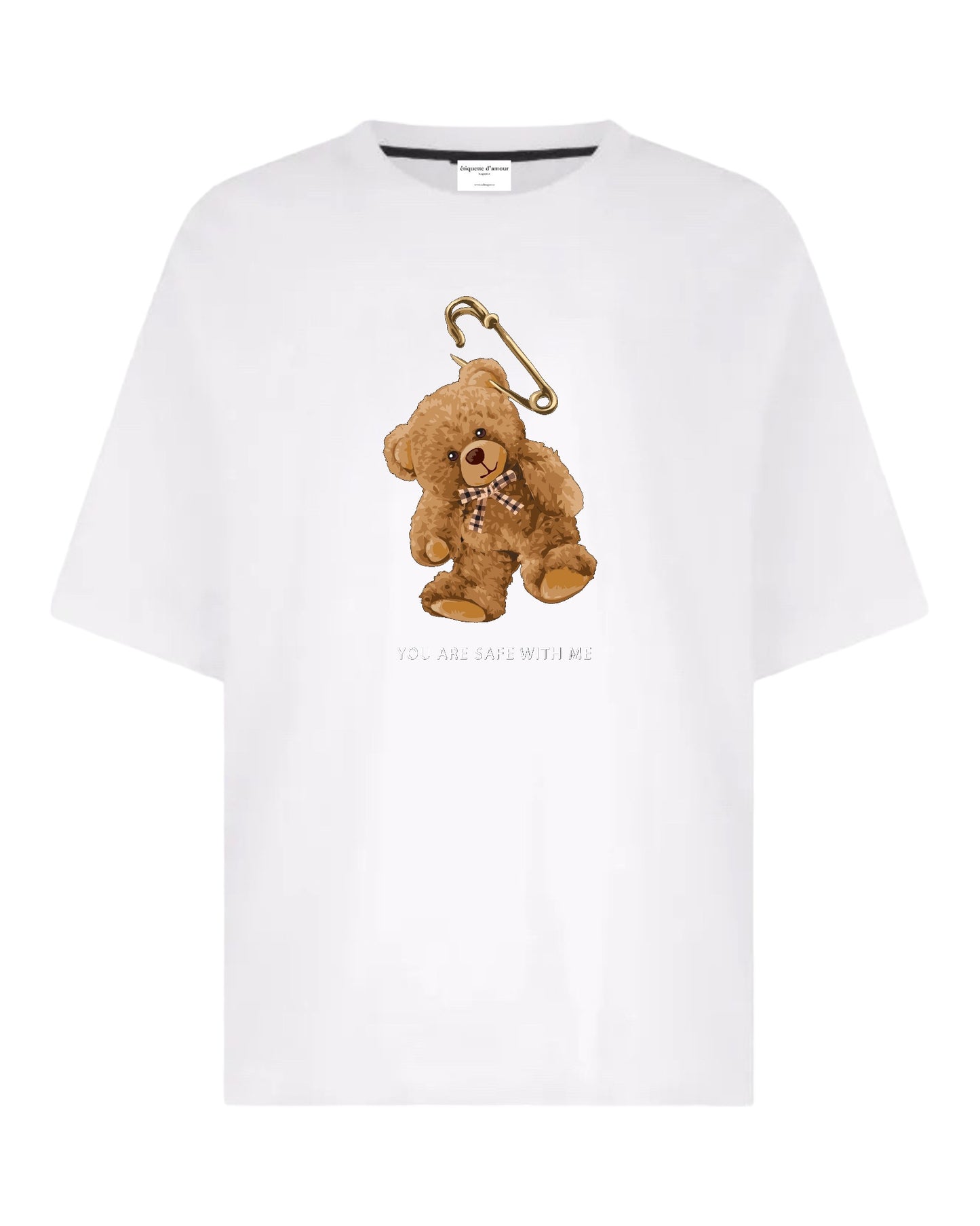 "Teddy's Safety Hook" Unisex Oversized T-Shirt