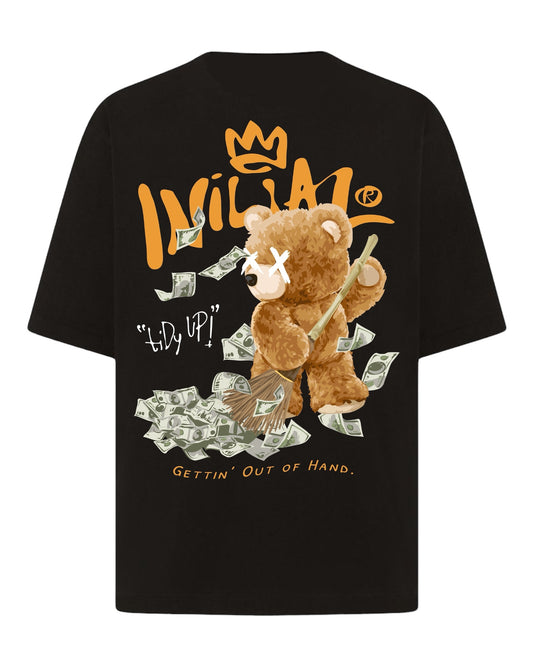 "Moolah-Minded Bear" Unisex Oversized T-Shirt