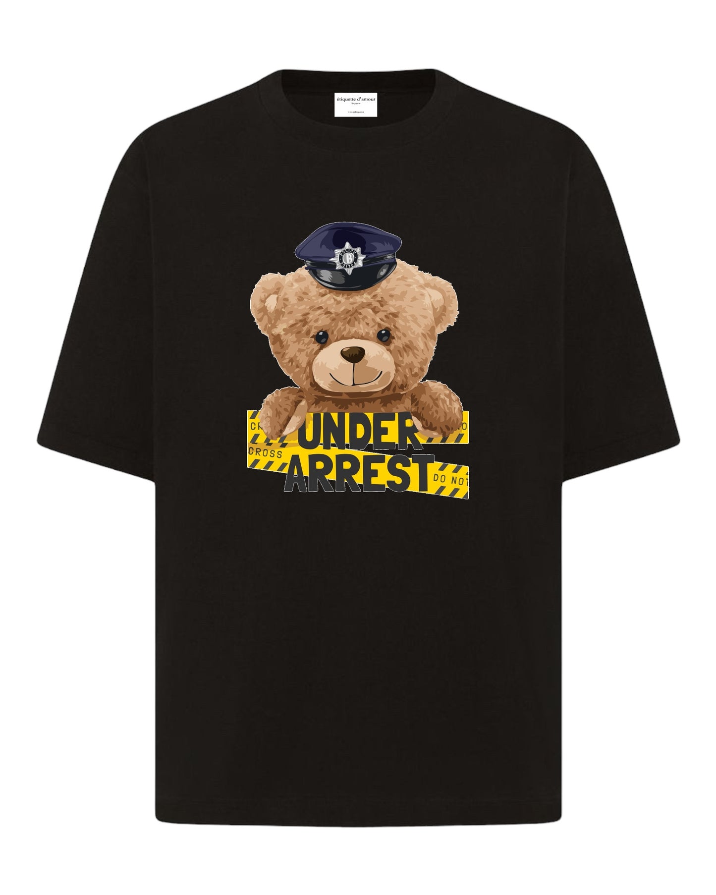 "Teddy Cop: Under Arrest Edition" Unisex Oversized T-Shirt