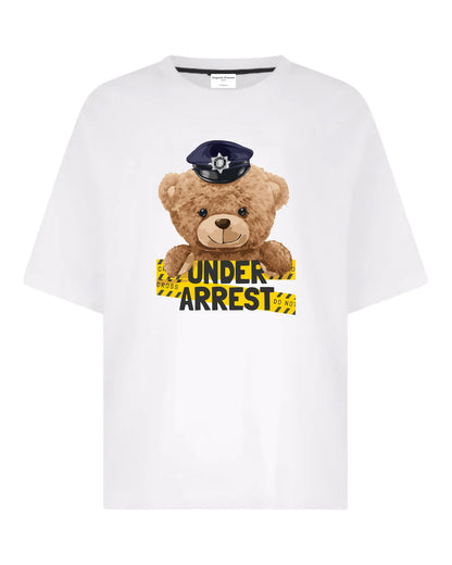 "Teddy Cop: Under Arrest Edition" Unisex Oversized T-Shirt