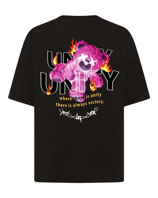 "Ascending in Unity's Blaze" Unisex Oversized T-Shirt