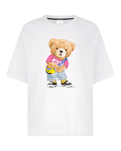 "Bear Essentials: Playful Adventure" Unisex Oversized T-Shirt