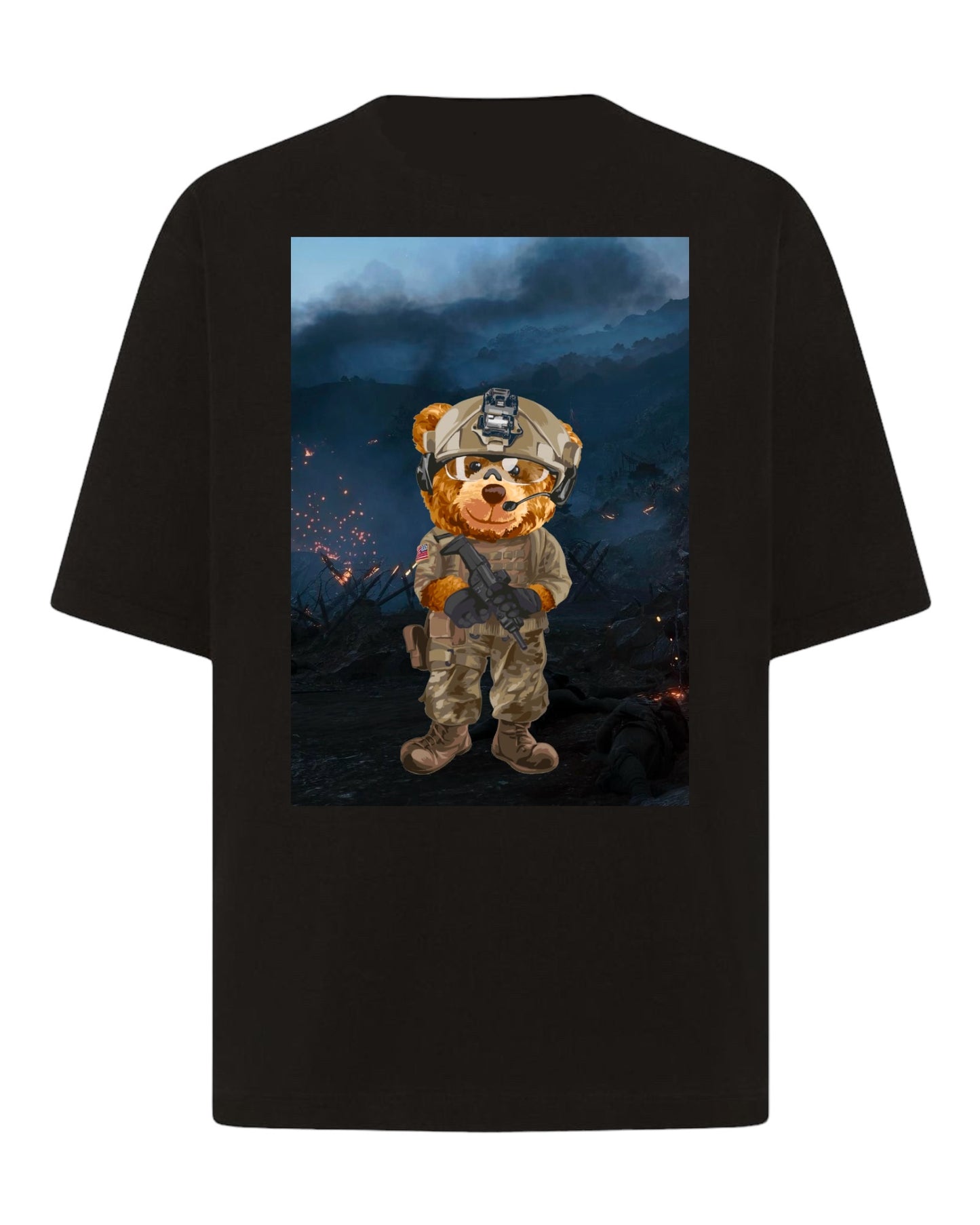 !Limited Edition Oversized Tee #PatriotCamo Bear