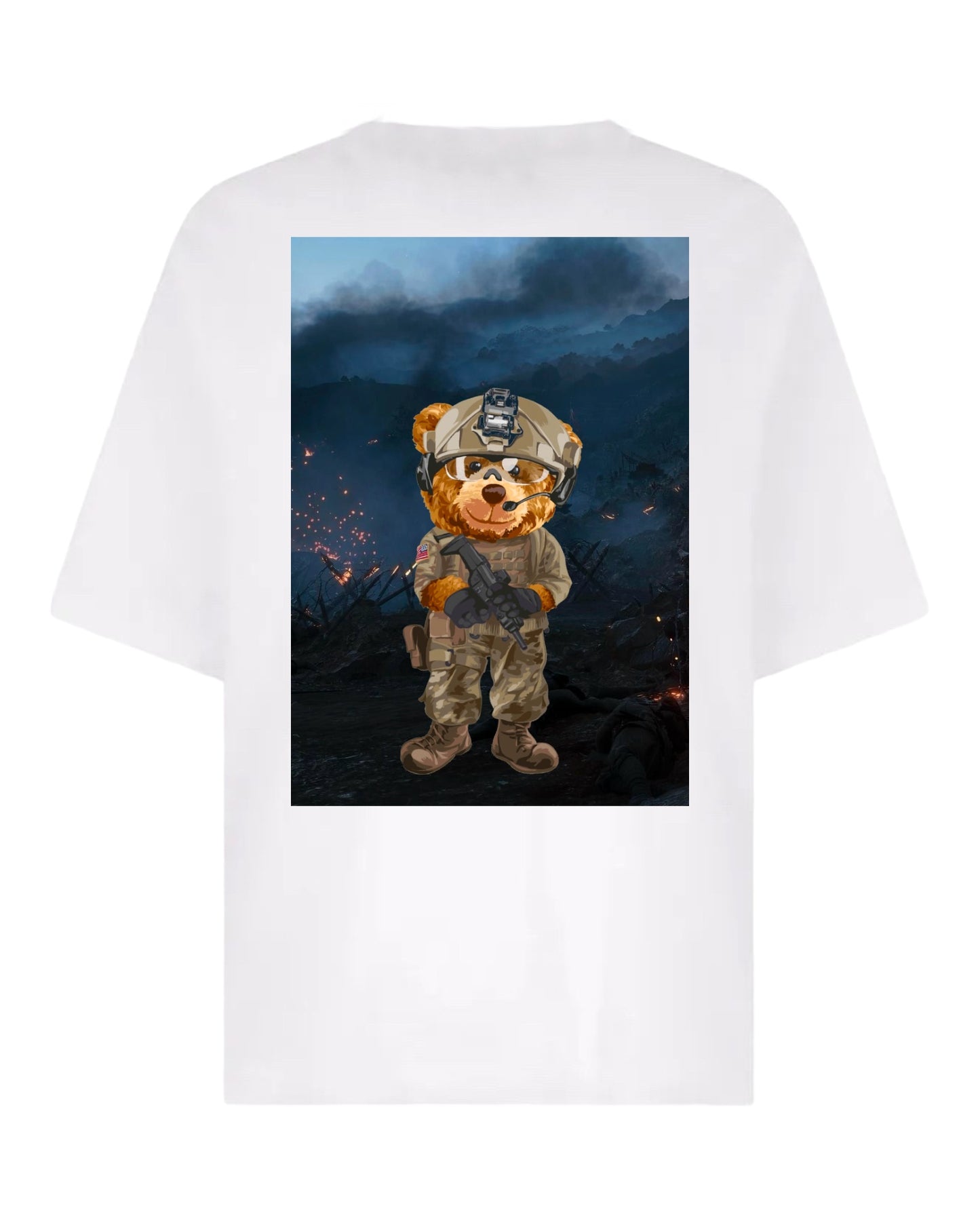 !Limited Edition Oversized Tee #PatriotCamo Bear