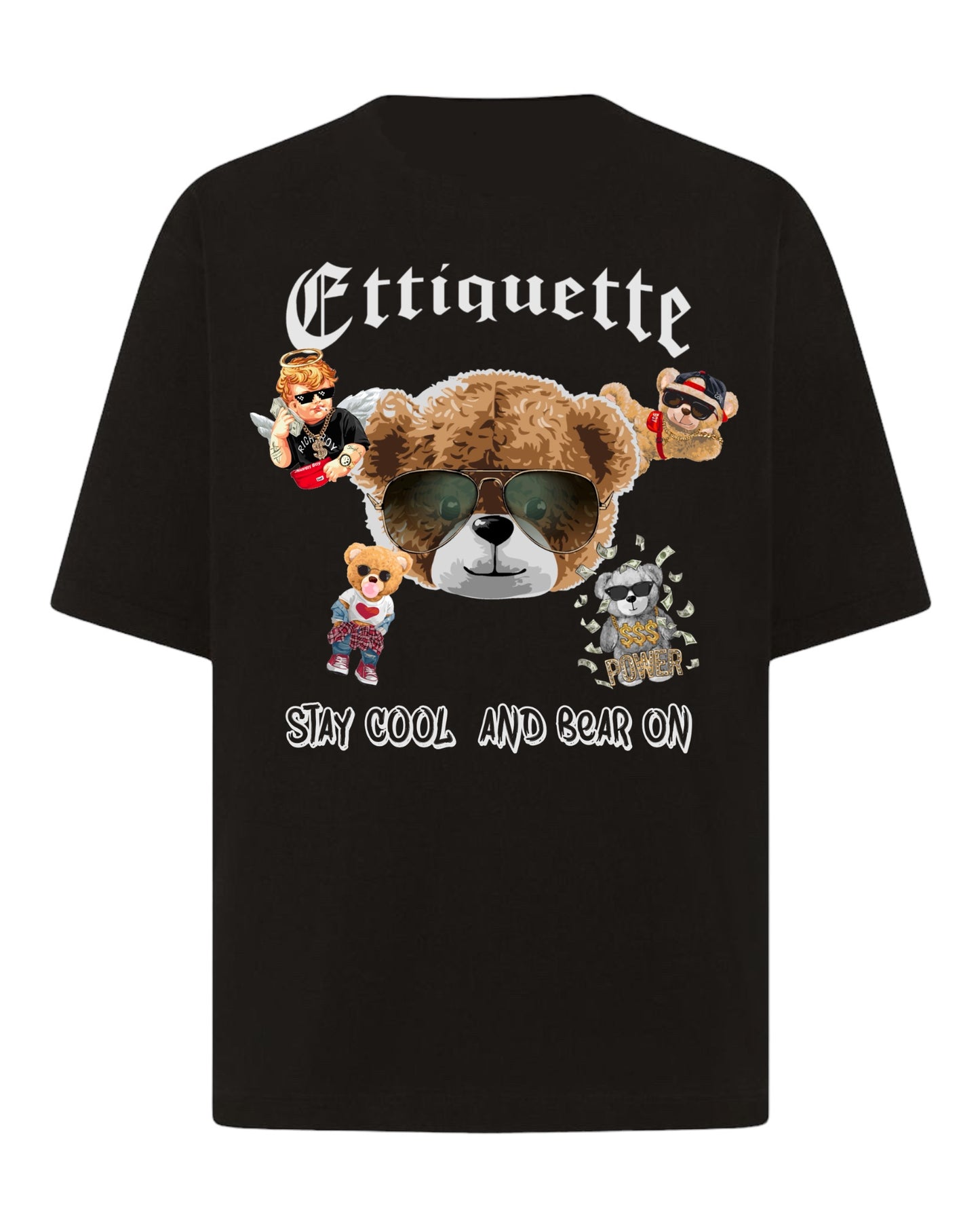 !Limited Edition Oversized Tee #StayCool, Bear On