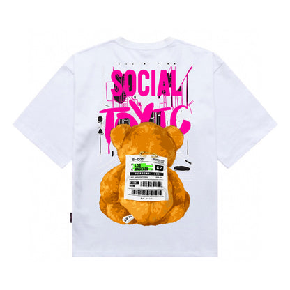 [étiquette d'amour] Social Toxic Premium Oversize Tee