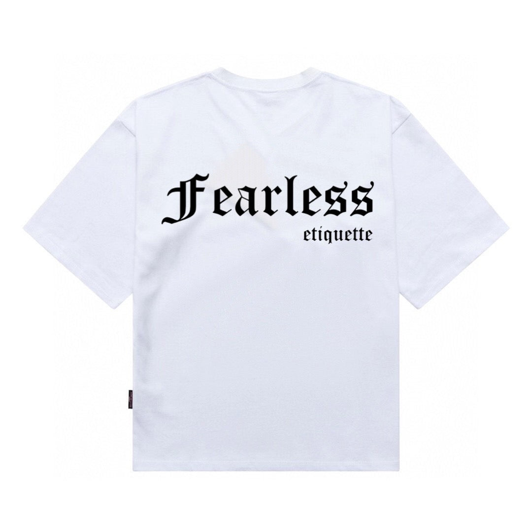 [étiquette d'amour] Fearless Limited Edition Word Premium Oversize Tee