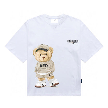 [étiquette d'amour] NYC Teddy Bear Premium Oversize Tee