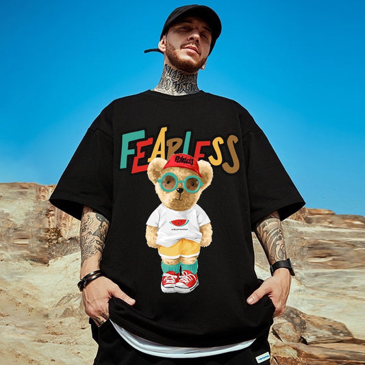 [étiquette d'amour] Fearless Fashionista Teddy Premium Oversize Tee