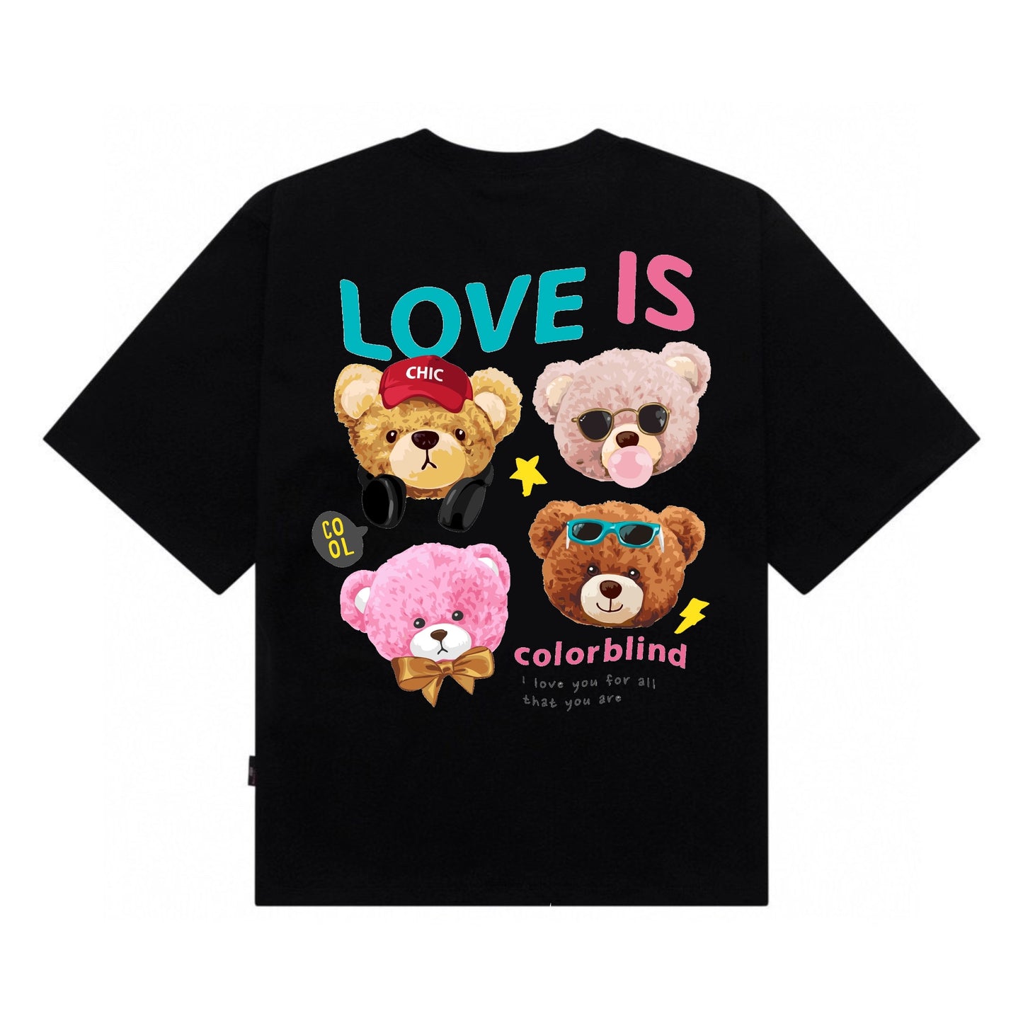 [étiquette d'amour] Love is Blind Premium Oversize Tee