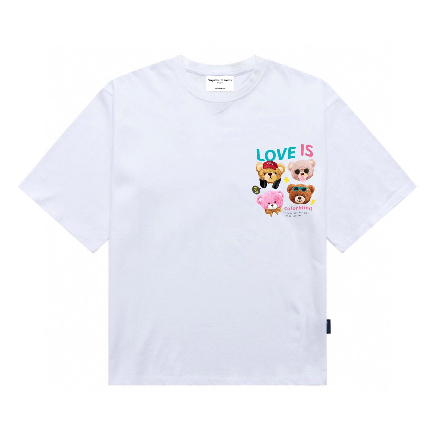 [étiquette d'amour] Love is Blind Premium Oversize Tee