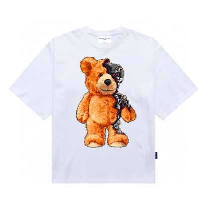 [étiquette d'amour] AI Bear Premium Oversize Tee