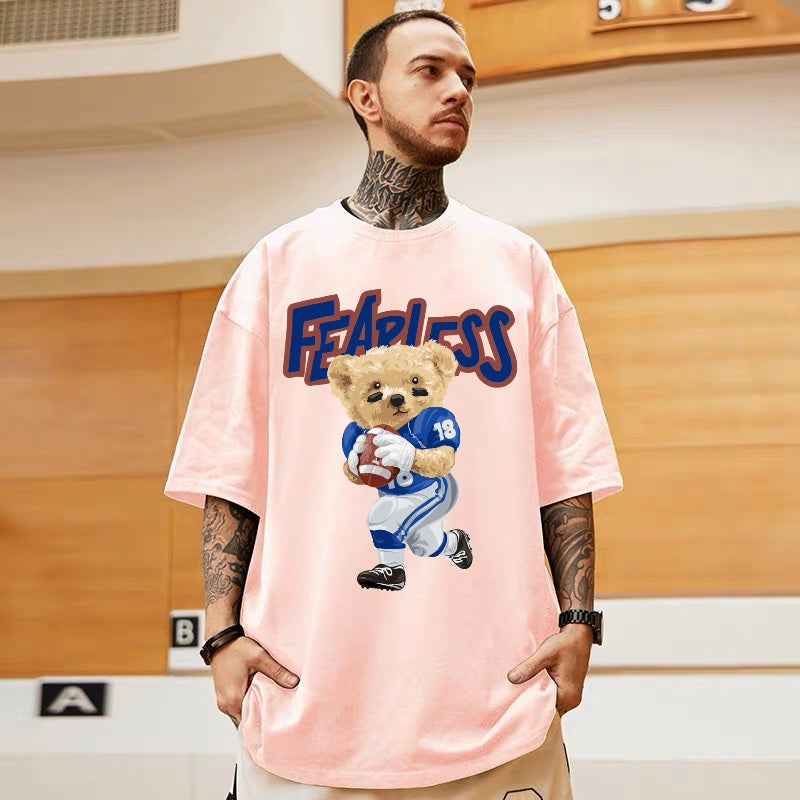 [étiquette d'amour] Fearless Football Teddy Premium Oversize Tee