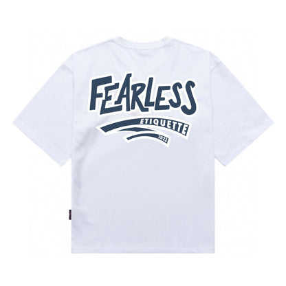 [étiquette d'amour] Fearless XX Smoking Teddy Premium Oversize Tee