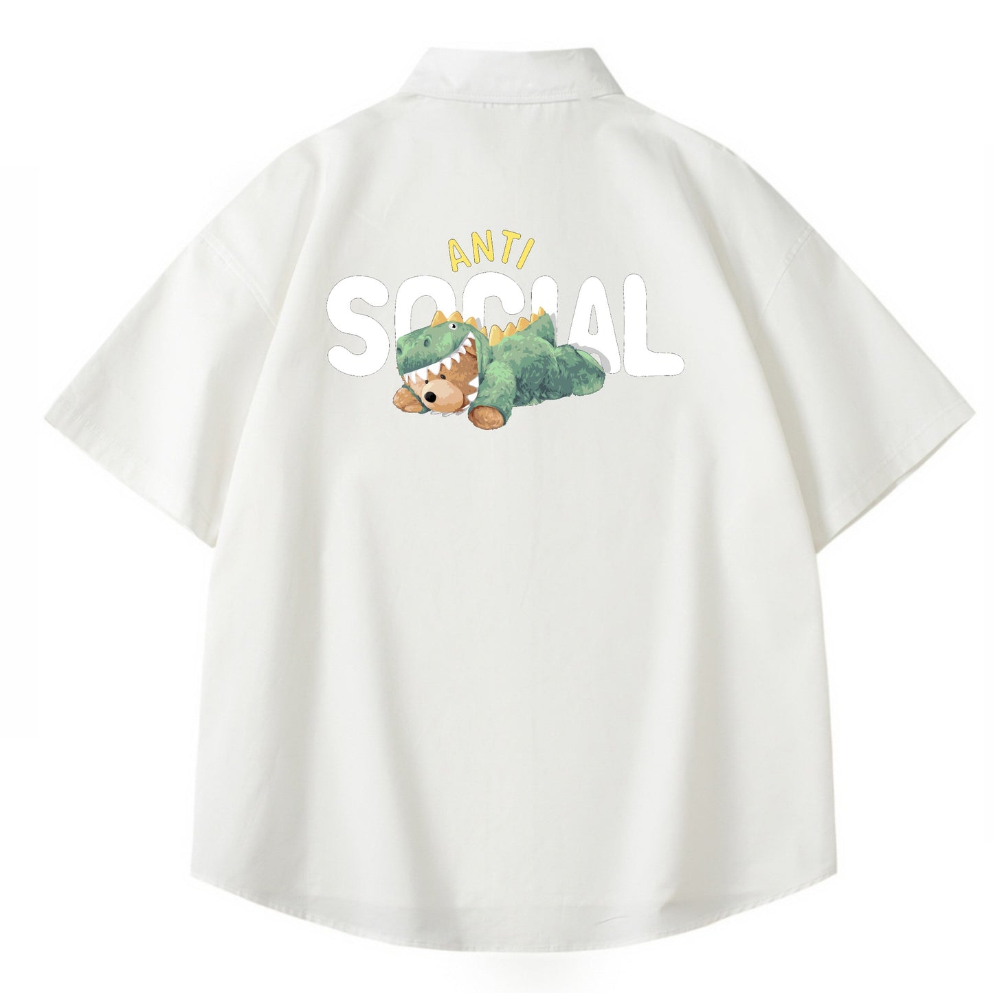 [etiquette d'amour] Anti-Social Relaxed Oversize Shirt