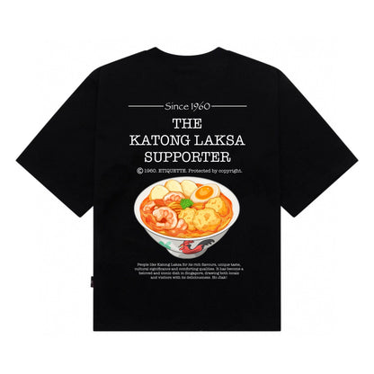 [étiquette d'amour] The Katong Laksa Supporter Premium Oversize Tee