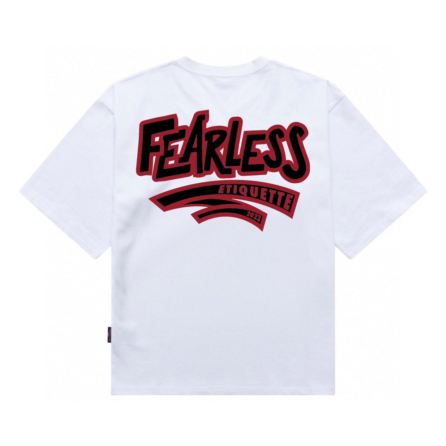 [étiquette d'amour] Fearless UFO Skull Teddy Premium Oversize Tee