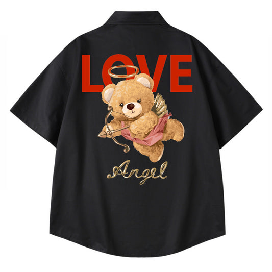 [etiquette d'amour] Love Angel Relaxed Oversize Shirt