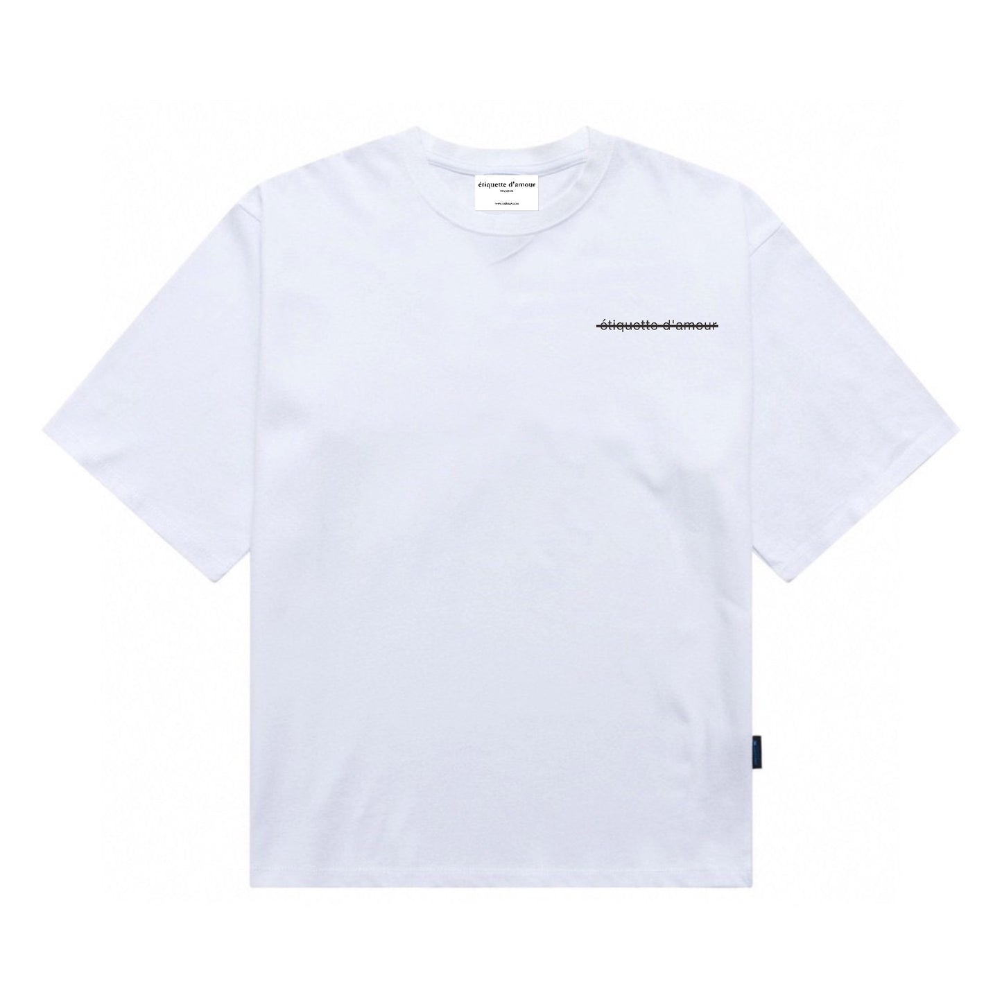 Etiquette Damour Oversized Unisex Tee @0002