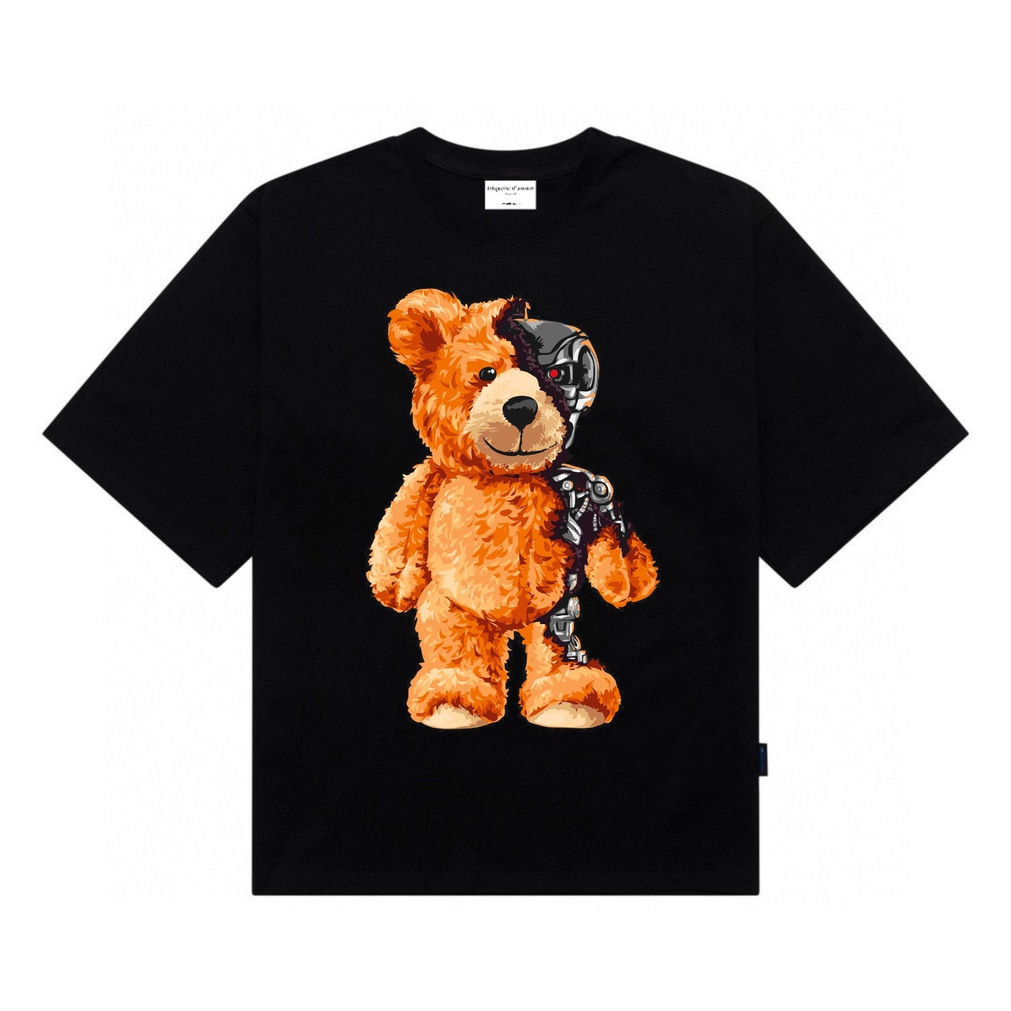 [étiquette d'amour] Robotic Bear Premium Oversize Tee