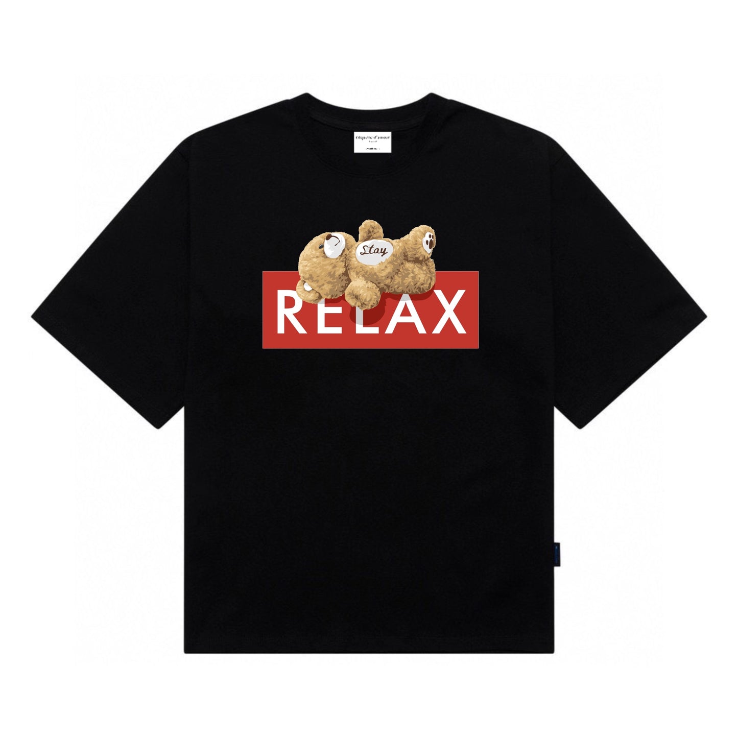 [étiquette d'amour] Stay Relax Premium Oversize Tee