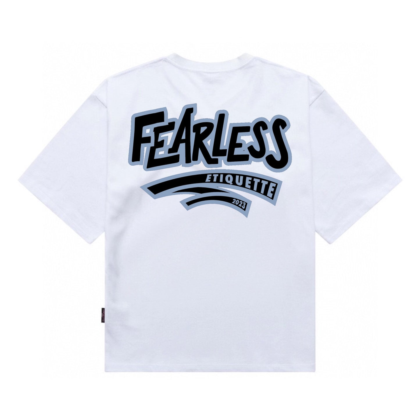 [étiquette d'amour] Fearless Police Teddy Premium Oversize Tee