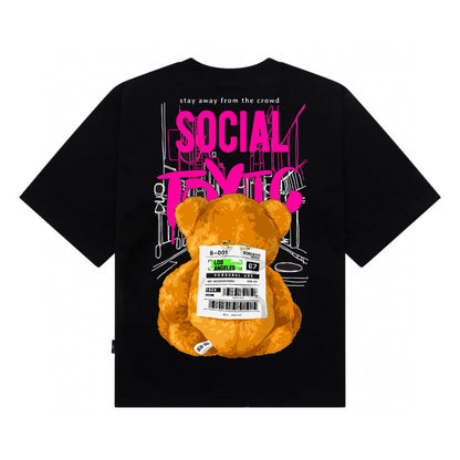 [étiquette d'amour] Social Toxic Premium Oversize Tee