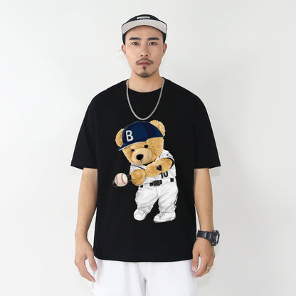 Etiquette Oversized T-Shirt - [0109] Baseball Stiker