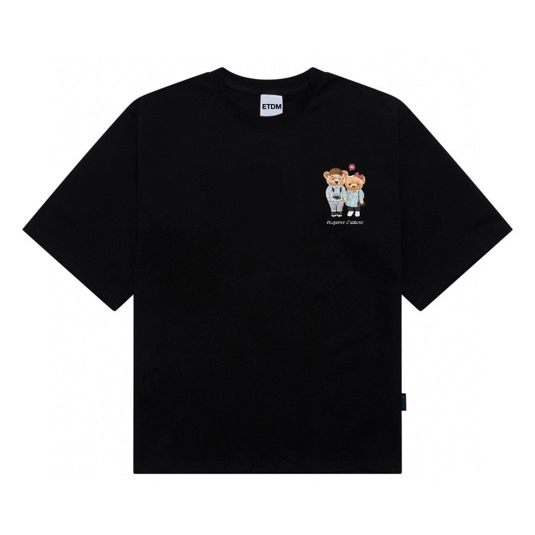 Etiquette Oversized T-Shirt - [0172] Soulmates Bear