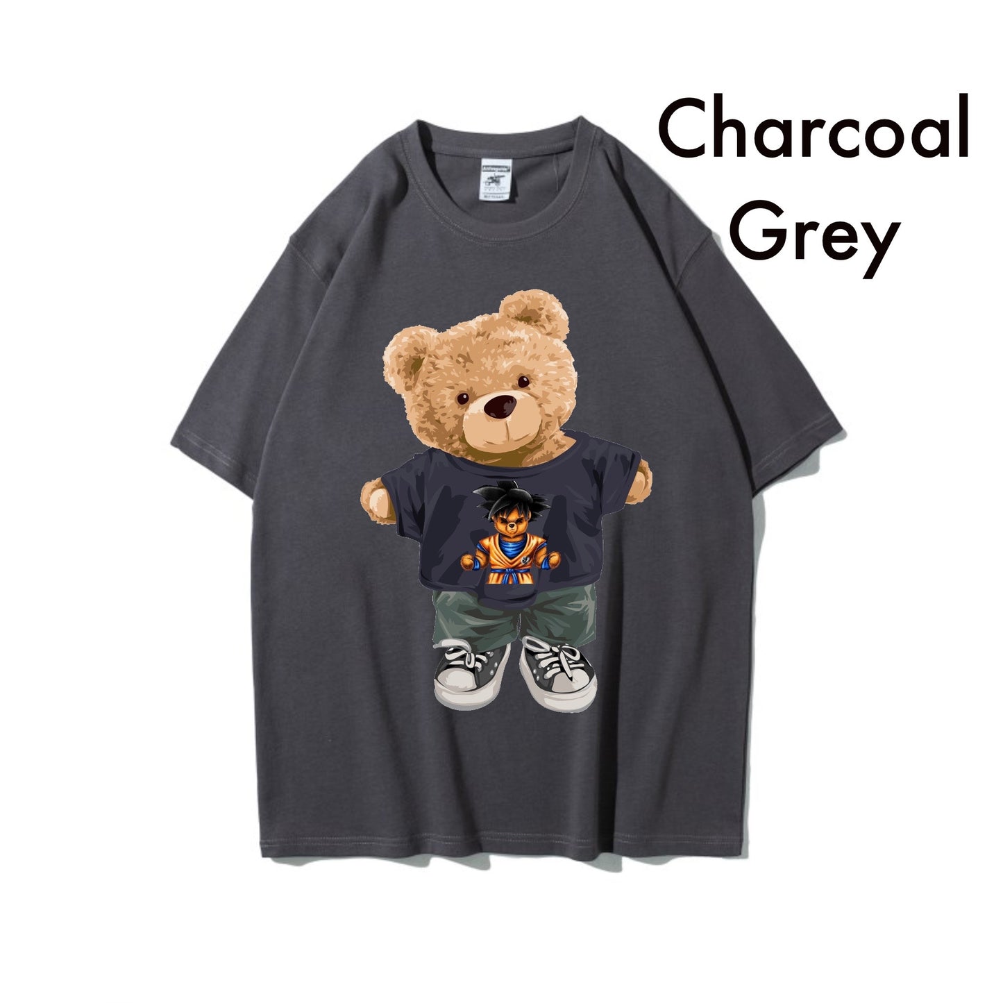 Etiquette Oversized T-Shirt - [0007] Oversize Goku Bear