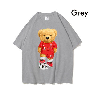 Etiquette Oversized T-Shirt - [0009] Kop Bear