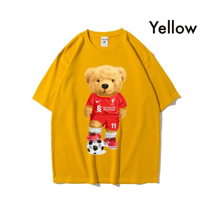 Etiquette Oversized T-Shirt - [0009] Kop Bear