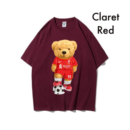 Etiquette Oversized T-Shirt - [0009] Kop Bear