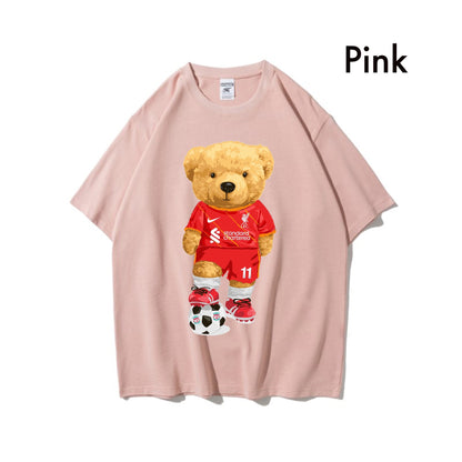 Etiquette Oversized T-Shirt - [0009] Kop Bear