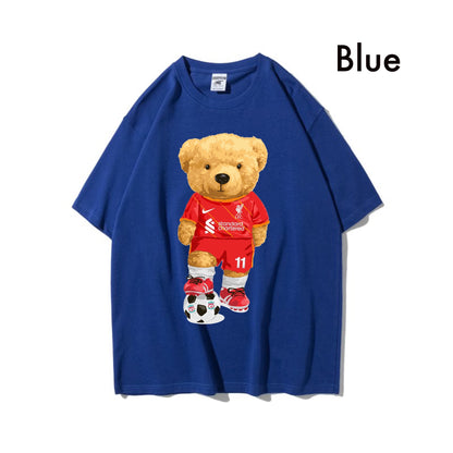 Etiquette Oversized T-Shirt - [0009] Kop Bear